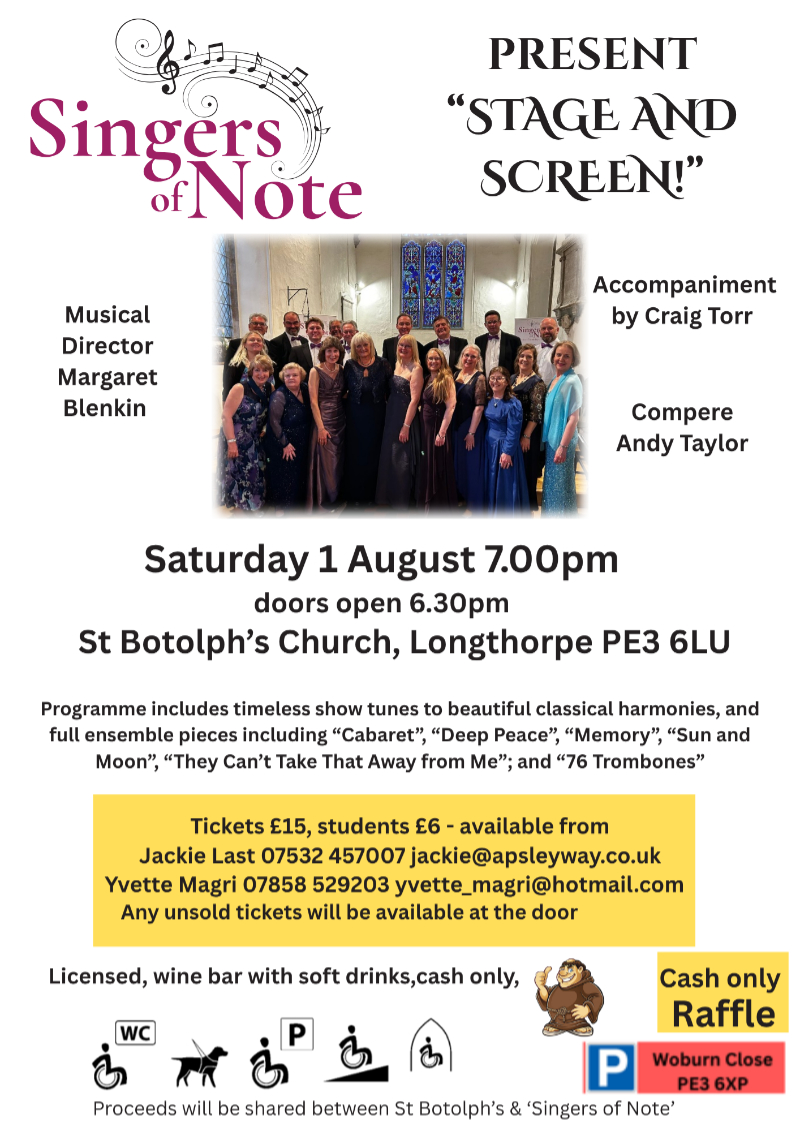 John Clare Concert Flyer