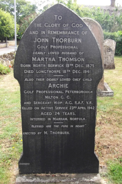 Archie Thornburn's Memorial